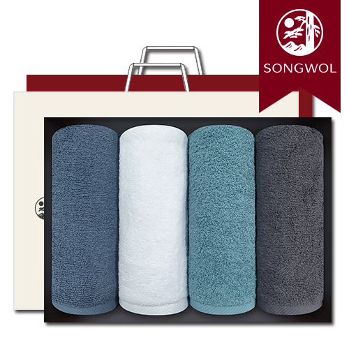 송월타올 항균 150g (30수/40*80cm) 4매입 선물세트(박스+쇼핑백 포함) 송월타올 항균 150g (30수/40*80cm) 4매입 선물세트(박스+쇼핑백 포함)