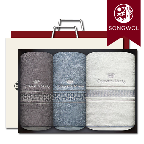 송월타올 CM더블다이아 바스1장+세면2장 선물세트(박스+쇼핑백 포함) 송월타올 CM더블다이아 바스1장+세면2장 선물세트(박스+쇼핑백 포함)
