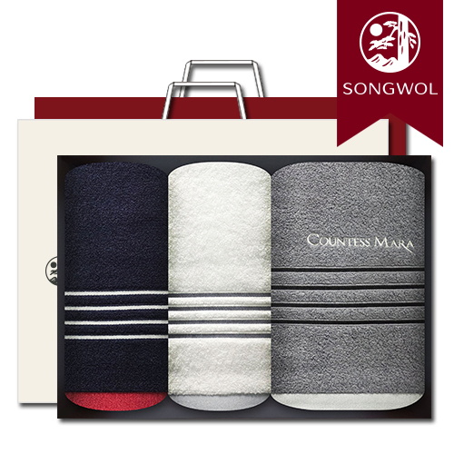 송월타올 CM포라인 바스1장+세면2장 선물세트(박스+쇼핑백 포함) 송월타올 CM포라인 바스1장+세면2장 선물세트(박스+쇼핑백 포함)
