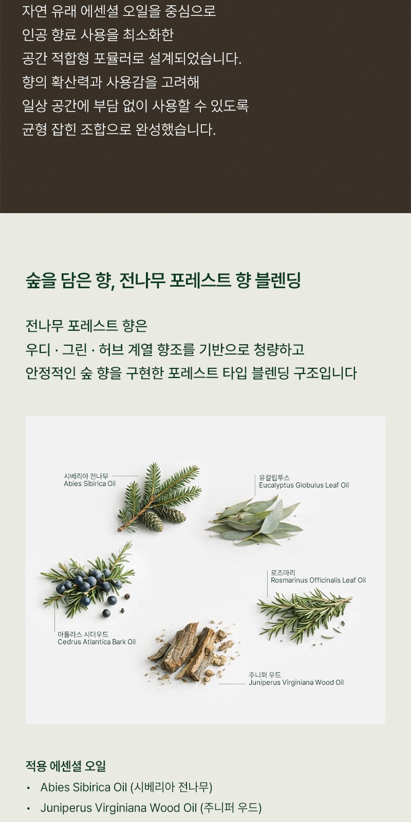 레스쁘리 고급 세트 G (몽블랑 타올 200g+포레스트 스프레이 500ml) 상세 이미지