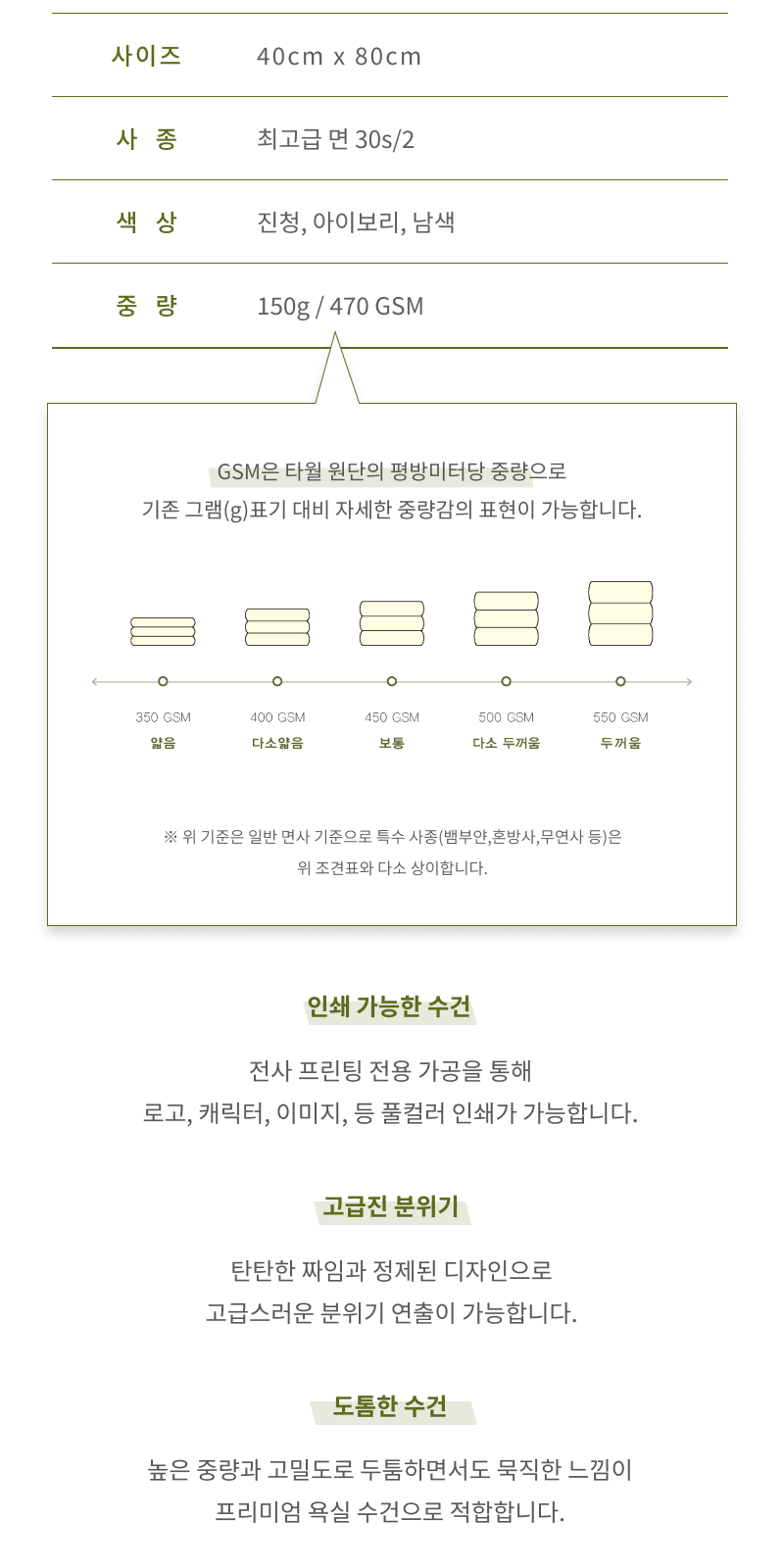 송월 카운테스마라 포라인 전사 타올 상세 이미지