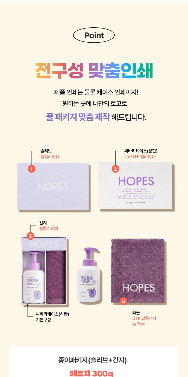 대형 주방타올 거품비누400ml세트+싸바리케이스 굿즈세트 상세 이미지