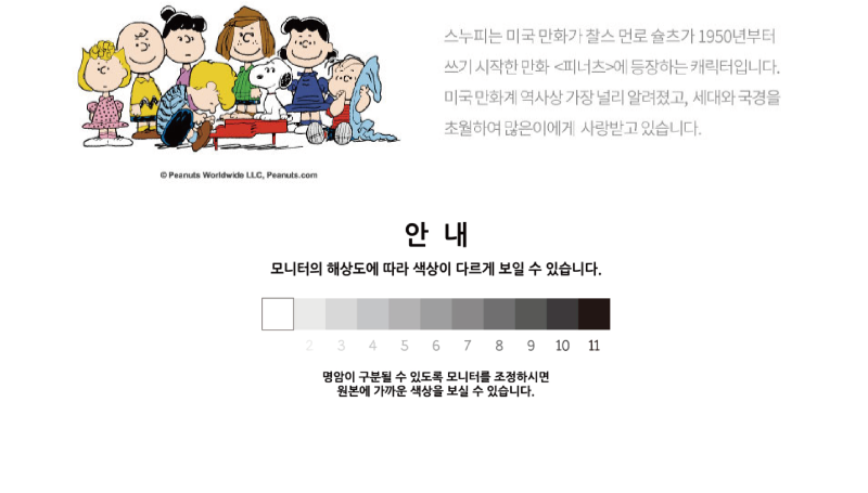 송월 스누피 스페이스 타올 상세 이미지